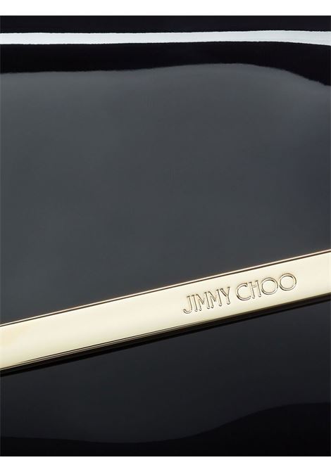 Clutch emmie con finitura lucida in nero Jimmy Choo - donna JIMMY CHOO | EMMIEPATBLKGLD